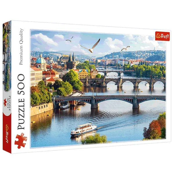 Puzzle Trefl Prague, Czech Republic 10+/ Количество деталей: 500 photo 2