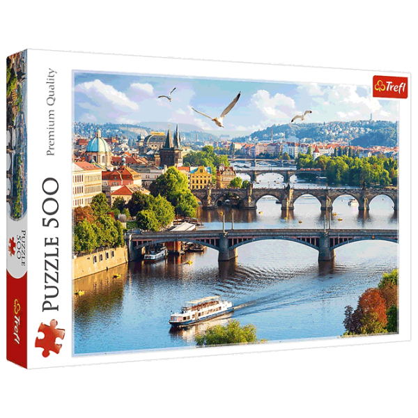 Puzzle Trefl Prague, Czech Republic 10+/ Количество деталей: 500 photo 2