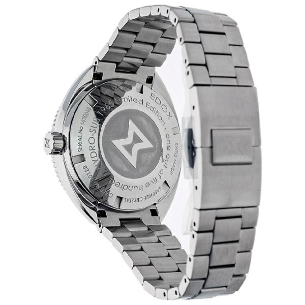 Ceas de mână pentru bărbați Edox 80128-3NBM-NIB Mecanic / 42 mm photo 2 Ceas de mână pentru bărbați Edox 80128-3NBM-NIB Mecanic / 42 mm photo 2