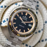 Ceas de mână pentru bărbați Edox 80128-3NBM-NIB Mecanic / 42 mm photo 4