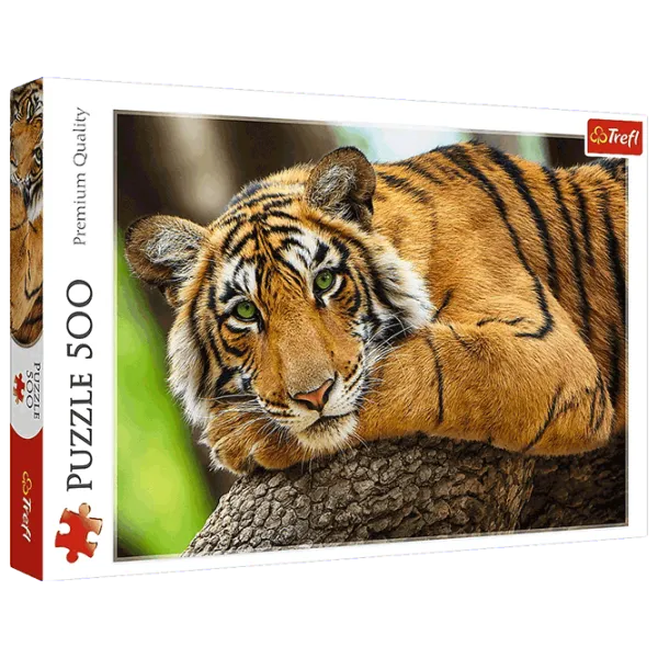 Puzzle Trefl Tiger portrait 9+/ Количество деталей: 500 photo 1