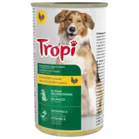 Hrană pentru câini umedă Tropi 911600 1.25 kg / Găină
