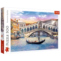 Puzzle Trefl Rialto Bridge, Venice 9+/ Numărul de piese: 500