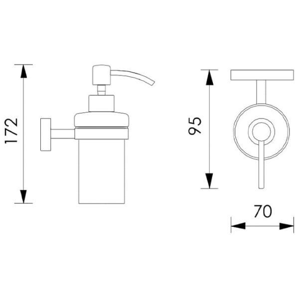Dozator săpun lichid Imprese Valtice  0.3l photo 2 Dozator săpun lichid Imprese Valtice  0.3l photo 2