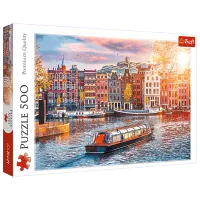 Puzzle Trefl Amsterdam, Netherlands 9+/ Numărul de piese: 500