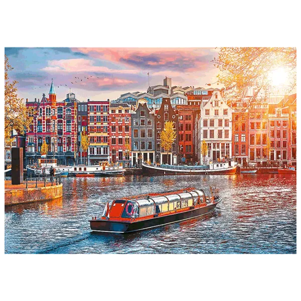 Puzzle Trefl Amsterdam, Netherlands 9+/ Количество деталей: 500 photo 2 Puzzle Trefl Amsterdam, Netherlands 9+/ Количество деталей: 500 photo 2