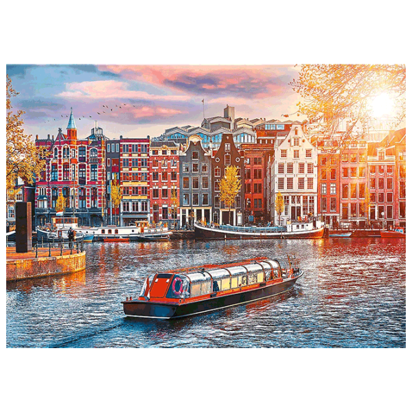 Puzzle Trefl Amsterdam, Netherlands 9+/ Количество деталей: 500 photo 2 Puzzle Trefl Amsterdam, Netherlands 9+/ Количество деталей: 500 photo 2