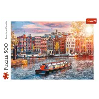 Puzzle Trefl Amsterdam, Netherlands 9+/ Numărul de piese: 500 photo 3