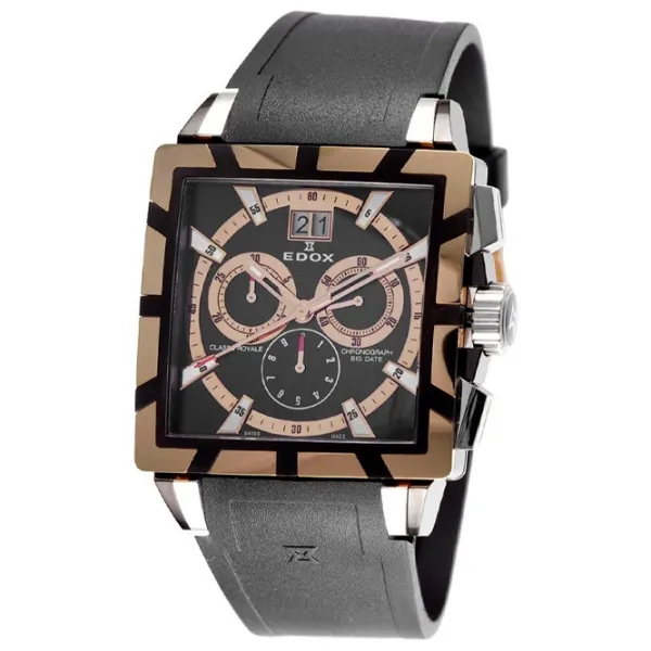 Ceas de mână pentru bărbați Edox 10013-357RN-NIR Cuarț / 40 mm photo 1 Ceas de mână pentru bărbați Edox 10013-357RN-NIR Cuarț / 40 mm photo 1