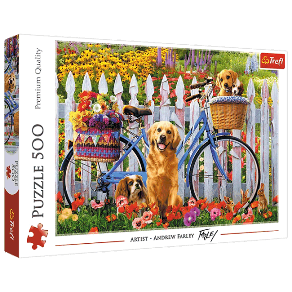 Puzzle Trefl Puppies Adventure 9+/ Количество деталей: 500 photo 1