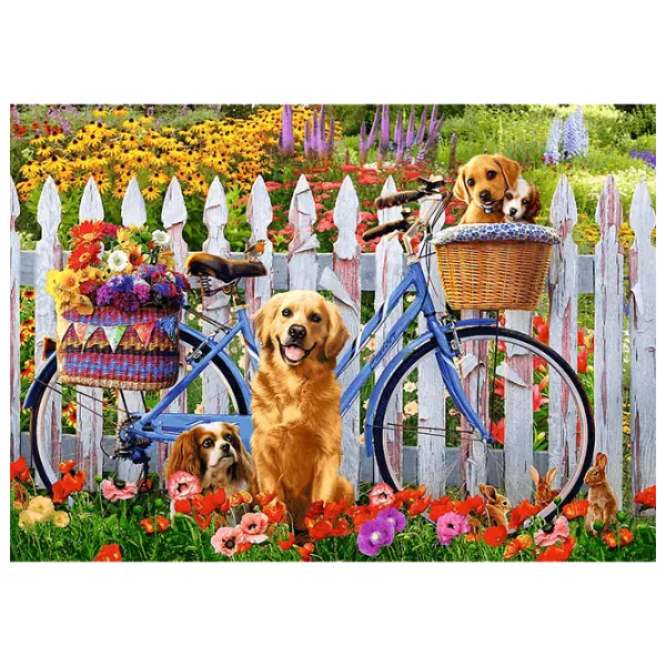 Puzzle Trefl Puppies Adventure 9+/ Количество деталей: 500 photo 2