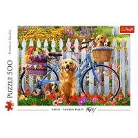 Puzzle Trefl Puppies Adventure 9+/ Numărul de piese: 500 photo 3