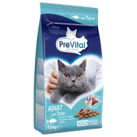 Корм для кошек сухой Prevital Adult 5999566111174 1.4 кг / Тунец
