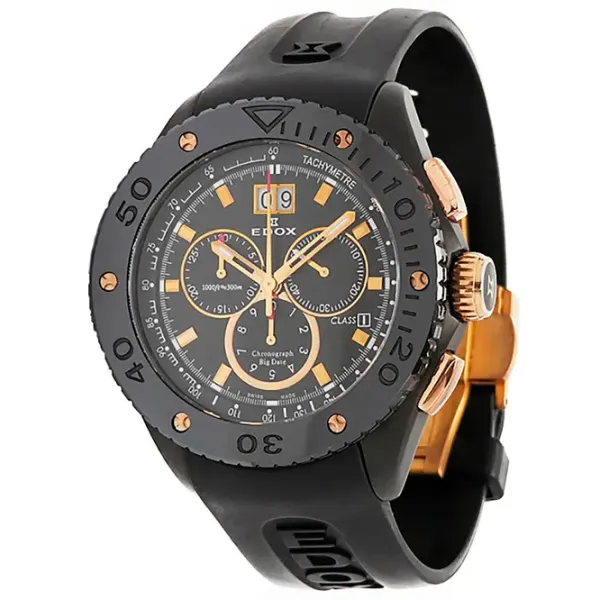 Ceas de mână pentru bărbați Edox 10016-357RN-NIR2 Cuarț / 45 mm photo 1 Ceas de mână pentru bărbați Edox 10016-357RN-NIR2 Cuarț / 45 mm photo 1