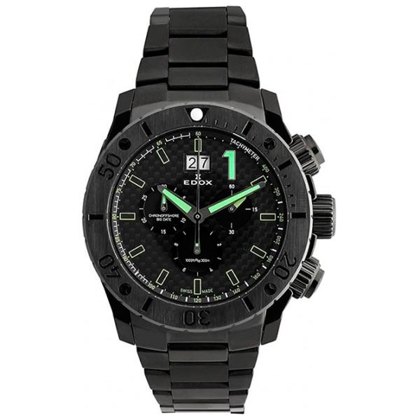 Ceas de mână pentru bărbați Edox 10021-37N-NV Mecanic / 45 mm photo 1 Ceas de mână pentru bărbați Edox 10021-37N-NV Mecanic / 45 mm photo 1