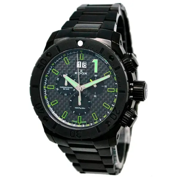 Ceas de mână pentru bărbați Edox 10021-37N-NV Mecanic / 45 mm photo 2 Ceas de mână pentru bărbați Edox 10021-37N-NV Mecanic / 45 mm photo 2
