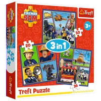 Puzzle Trefl Fireman Sam' day 3+/ Numărul de piese: 106
