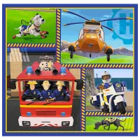 Puzzle Trefl Fireman Sam' day 3+/ Numărul de piese: 106 photo 2