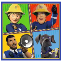 Puzzle Trefl Fireman Sam' day 3+/ Numărul de piese: 106 photo 3