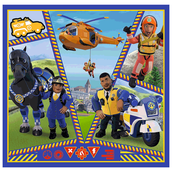 Puzzle Trefl Fireman Sam' day 3+/ Numărul de piese: 106 photo 4 Puzzle Trefl Fireman Sam' day 3+/ Numărul de piese: 106 photo 4