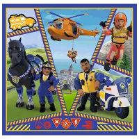 Puzzle Trefl Fireman Sam' day 3+/ Numărul de piese: 106 photo 4