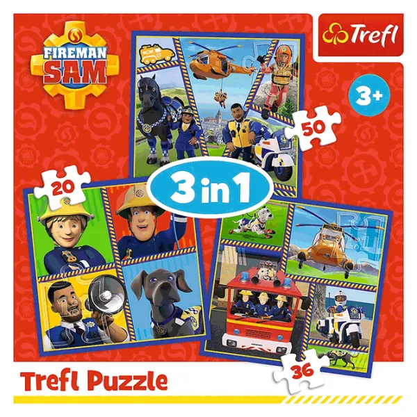 Puzzle Trefl Fireman Sam' day 3+/ Numărul de piese: 106 photo 5 Puzzle Trefl Fireman Sam' day 3+/ Numărul de piese: 106 photo 5