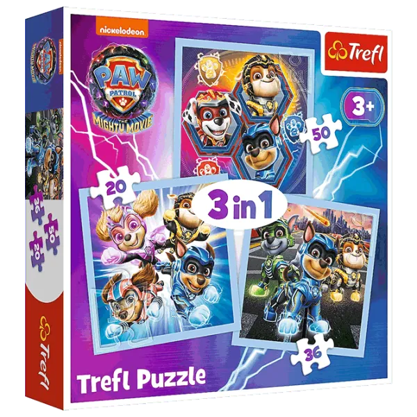 Puzzle Trefl Mighty Pups Power 3+/ Numărul de piese: 106 photo 1 Puzzle Trefl Mighty Pups Power 3+/ Numărul de piese: 106 photo 1