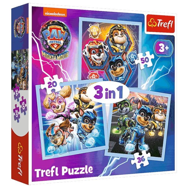 Puzzle Trefl Mighty Pups Power 3+/ Numărul de piese: 106 photo 1 Puzzle Trefl Mighty Pups Power 3+/ Numărul de piese: 106 photo 1