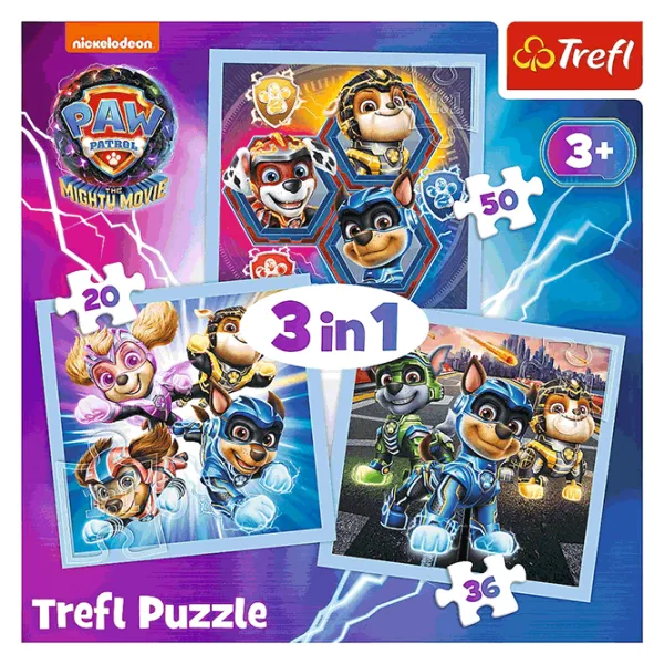 Puzzle Trefl Mighty Pups Power 3+/ Numărul de piese: 106 photo 2 Puzzle Trefl Mighty Pups Power 3+/ Numărul de piese: 106 photo 2