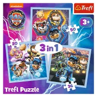 Puzzle Trefl Mighty Pups Power 3+/ Numărul de piese: 106 photo 2
