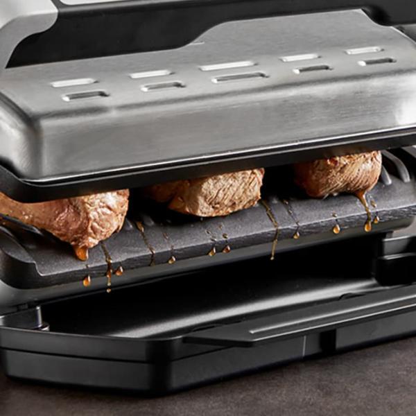 Электрогриль Tefal GC718D10  / 2000 Вт / Черный Нержавеющая сталь photo 5