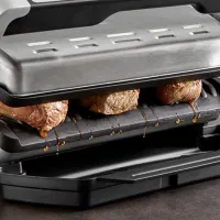 Электрогриль Tefal GC718D10 / 2000 Вт / Черный Нержавеющая сталь photo 5