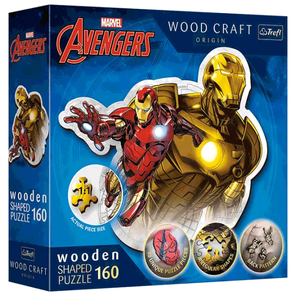 Puzzle Trefl Brave Iron Man 9+/ Numărul de piese: 160 photo 1