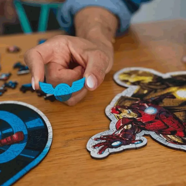 Puzzle Trefl Brave Iron Man 9+/ Numărul de piese: 160 photo 5