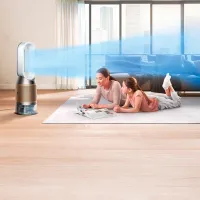 Umidificator-purificator de aer Dyson PH04 Pe podea / White gold photo 5