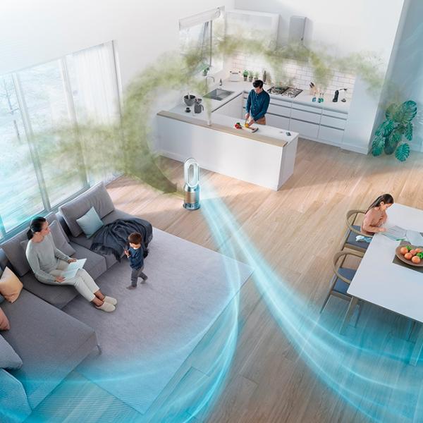 Увлажнитель-очиститель воздуха Dyson PH04 Напольная / Белое золото photo 6
