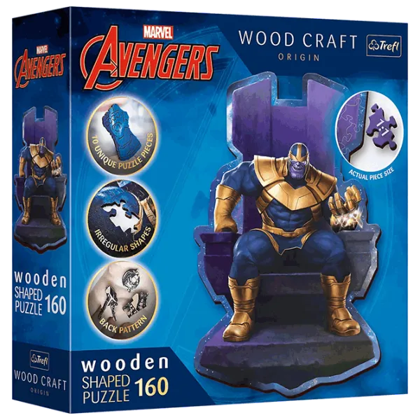 Puzzle Trefl Thanos on Throne 9+/ Количество деталей: 160 photo 1