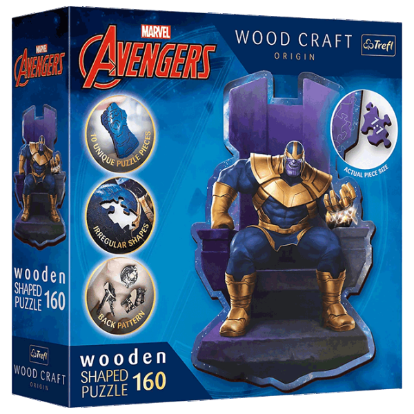 Puzzle Trefl Thanos on Throne 9+/ Количество деталей: 160 photo 1