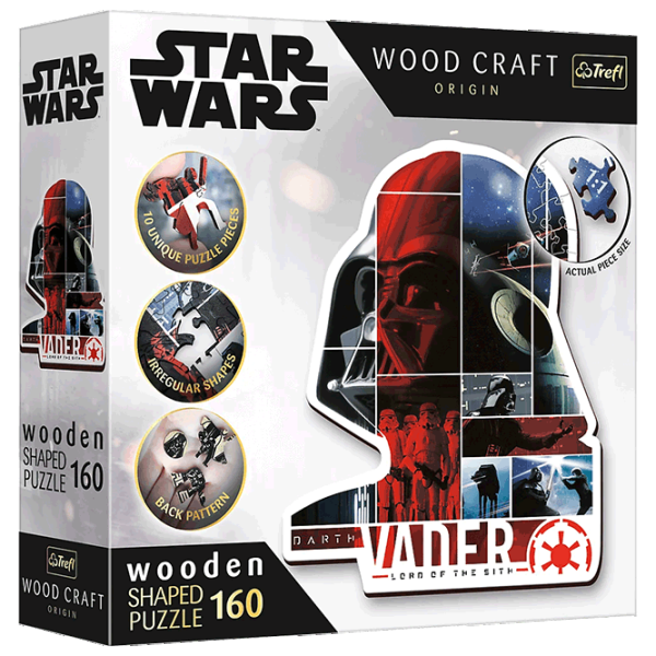 Puzzle Trefl Darth Vader 9+/ Количество деталей: 160 photo 1 Puzzle Trefl Darth Vader 9+/ Количество деталей: 160 photo 1