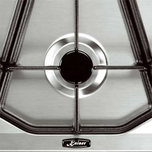 Plită încorporabilă pe gaz Kaiser KG 40.600 GZRr Inox / Inox photo 5
