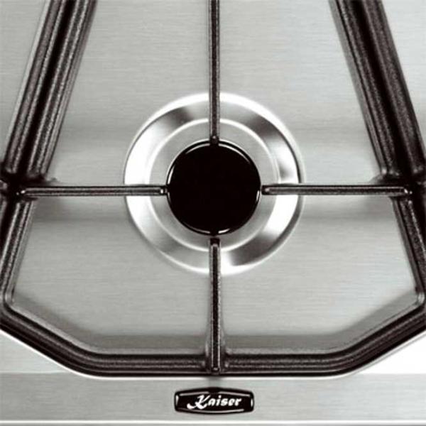 Plită încorporabilă pe gaz Kaiser KG 40.600 GZRr Inox / Inox photo 5