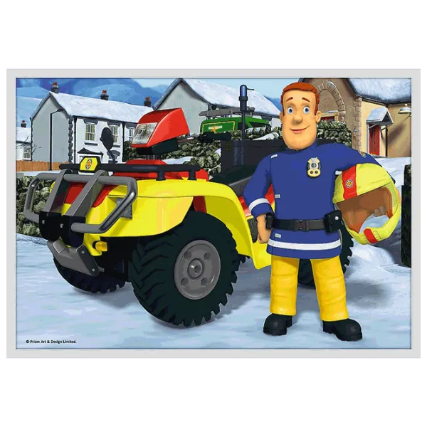 Puzzle Trefl Meet Fireman Sam's rescue 4+/ Количество деталей: 329 photo 5