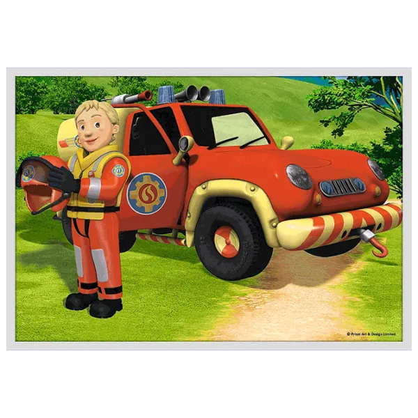 Puzzle Trefl Meet Fireman Sam's rescue 4+/ Количество деталей: 329 photo 6