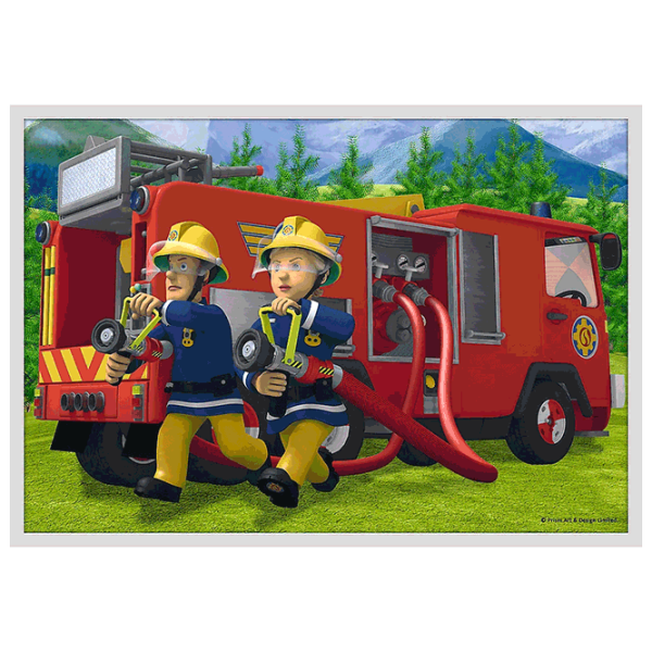Puzzle Trefl Meet Fireman Sam's rescue 4+/ Количество деталей: 329 photo 7