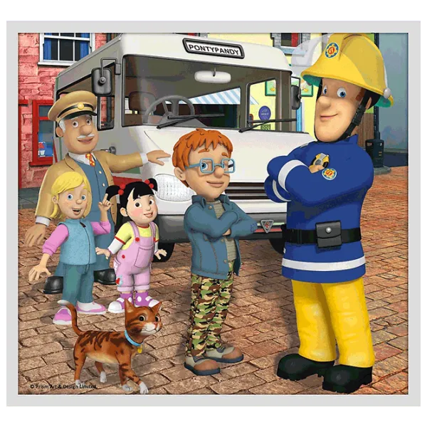 Puzzle Trefl Meet Fireman Sam's rescue 4+/ Количество деталей: 329 photo 9