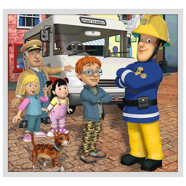 Puzzle Trefl Meet Fireman Sam's rescue 4+/ Количество деталей: 329 photo 9
