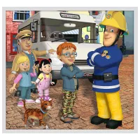 Puzzle Trefl Meet Fireman Sam's rescue 4+/ Numărul de piese: 329 photo 9