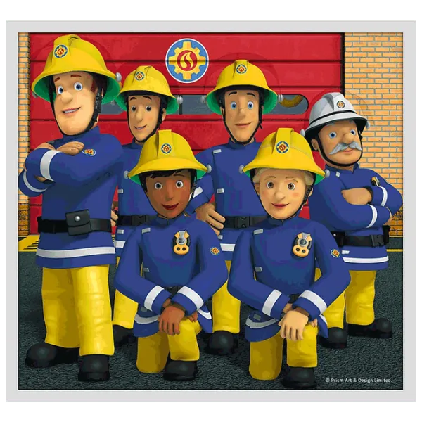Puzzle Trefl Meet Fireman Sam's rescue 4+/ Количество деталей: 329 photo 10