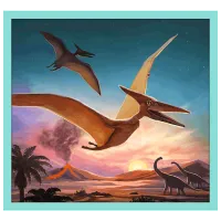 Puzzle Trefl Meet all the dinosaurs 4+/ Numărul de piese: 329 photo 2