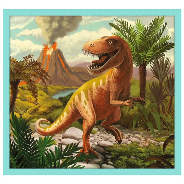 Puzzle Trefl Meet all the dinosaurs 4+/ Количество деталей: 329 photo 4 Puzzle Trefl Meet all the dinosaurs 4+/ Количество деталей: 329 photo 4